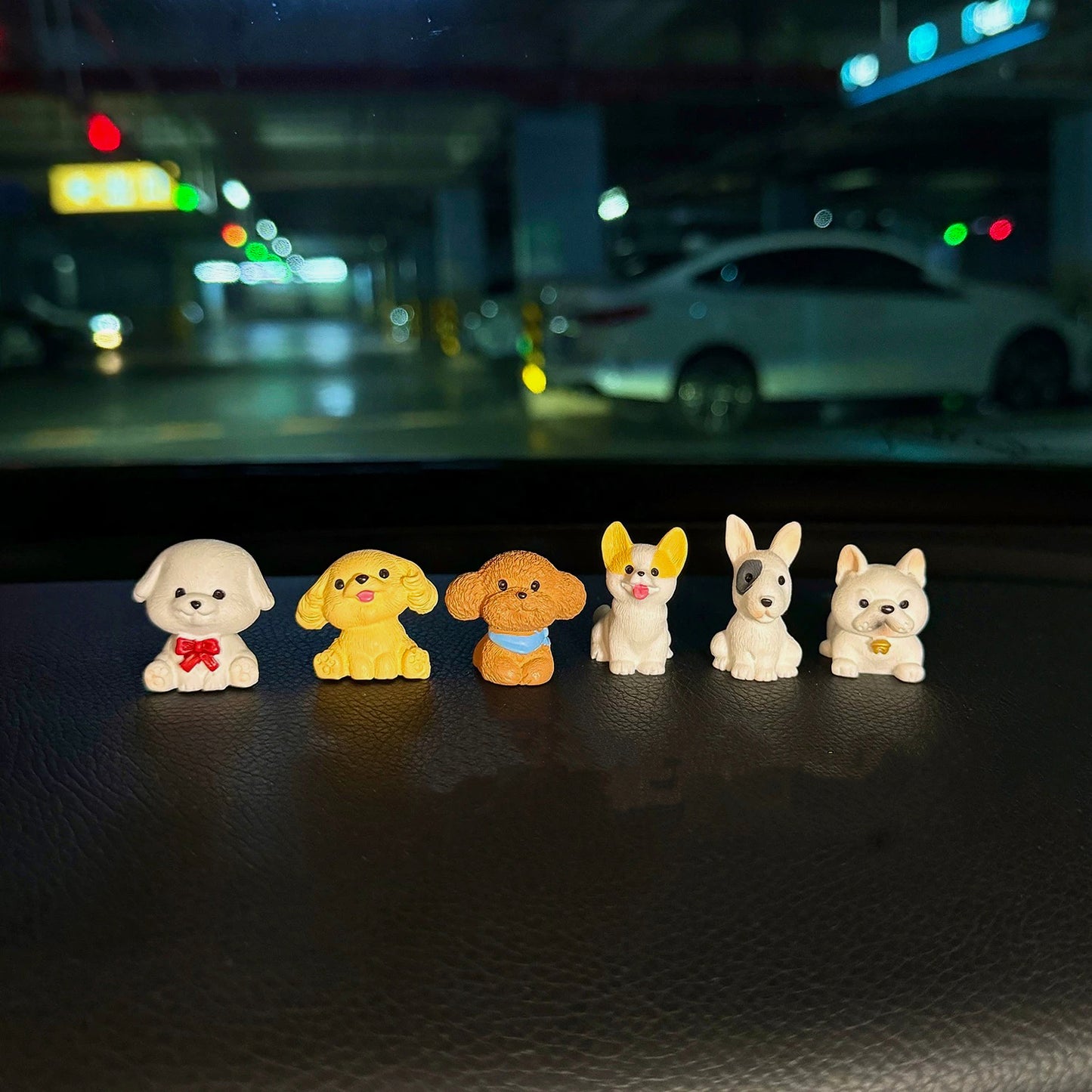 Cute Dogs Set, Car Dashboard Decorations
