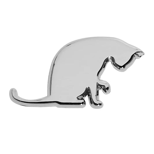 Cute 3D Metal Cat Car Decal