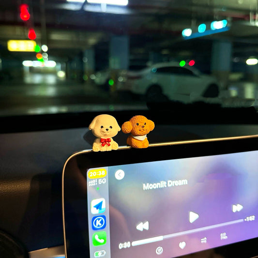 Cute Dogs Set, Car Dashboard Decorations