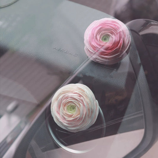 Cute Handmade Peony Flowers, Car Passive Diffuser and Air Freshener