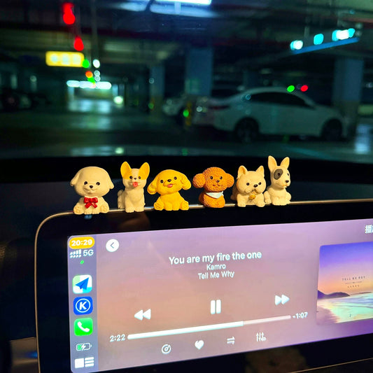 Cute Dogs Set, Car Dashboard Decorations